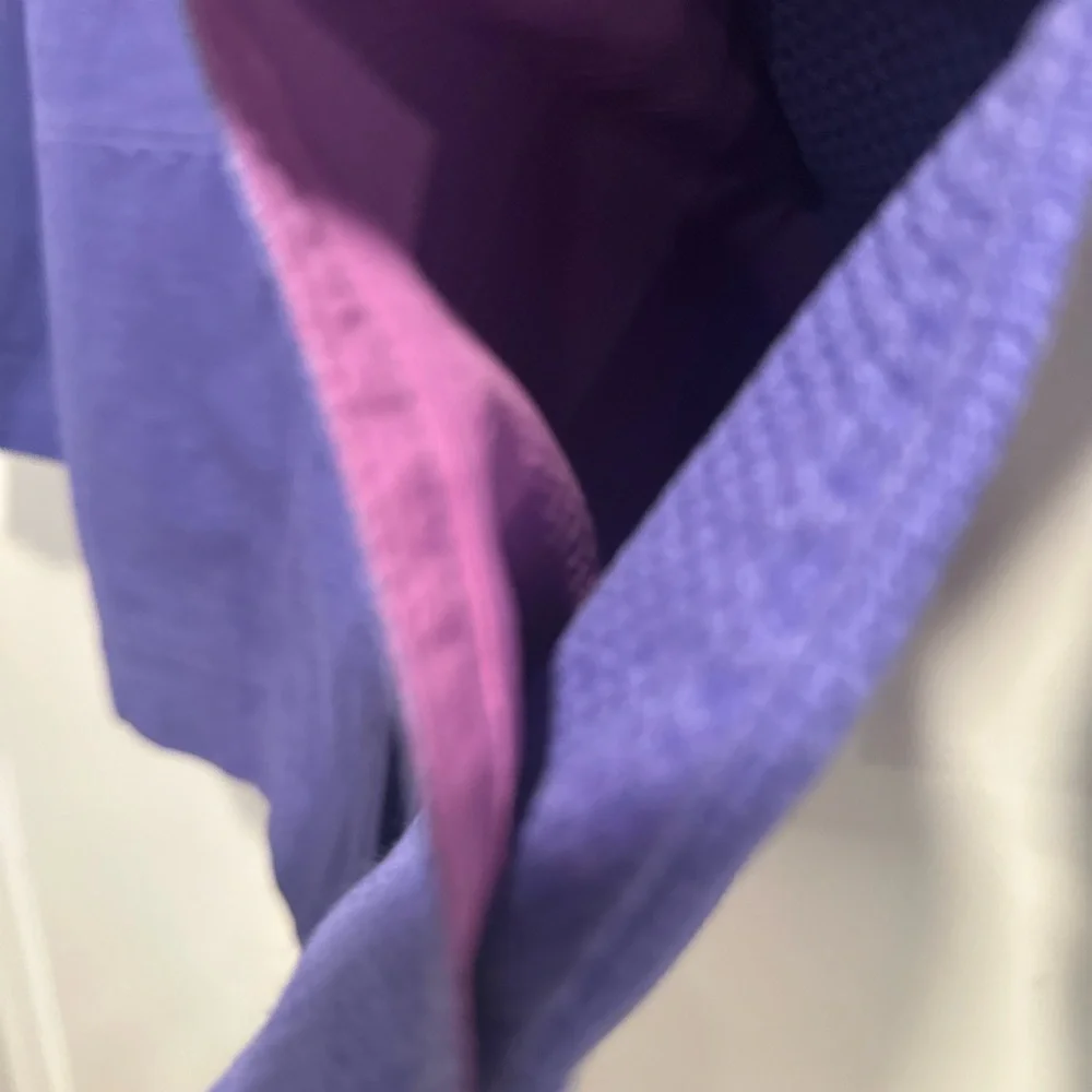 VTG 80s Christian Dior women's Sz:10 purple cotton woven Lightweight blazer